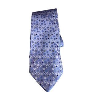 City of London Silk Tie Lavender Floral Print